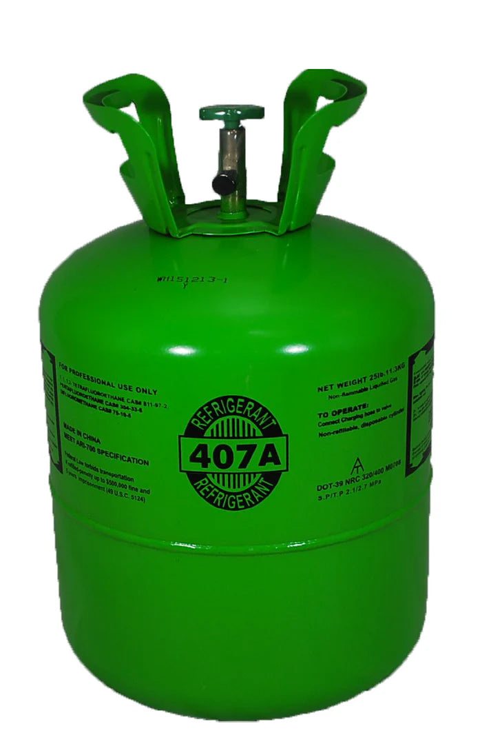 25lb R-407A Refrigerant, Factory Sealed – Made in USA