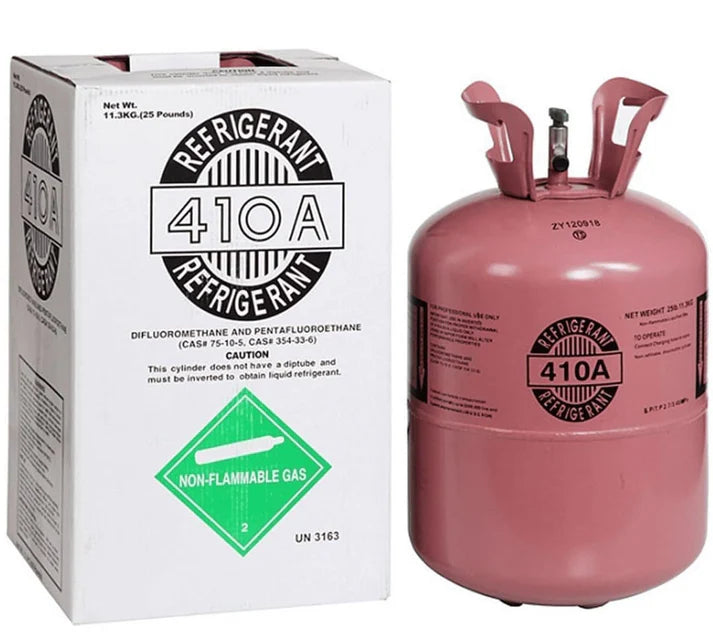 25lb R-410A Refrigerant, Virgin Sealed, HVAC Use – Made in USA