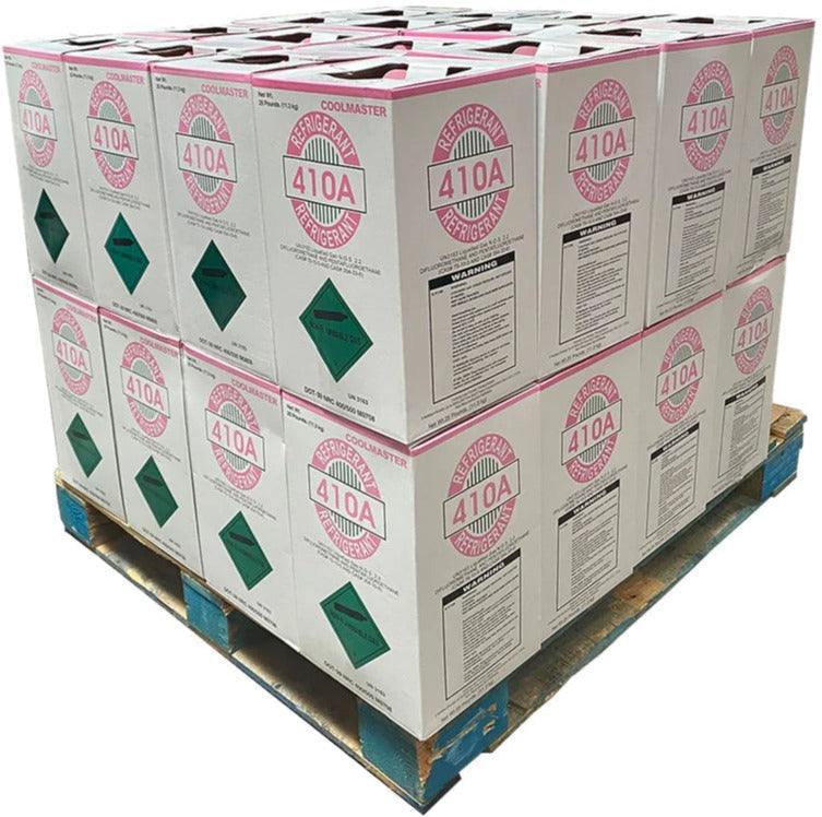 $174.75 a bottle - Full Pallet – 40 × 25lb R-410A Refrigerant –