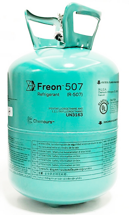 25lb R-507 Refrigerant, R-22 Replacement – Made in USA